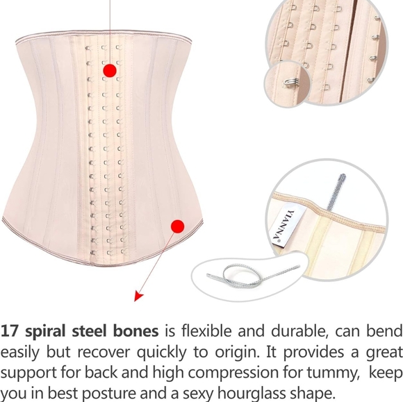 Yianna Blush Latex Waist Trainer - Picture 4 of 5